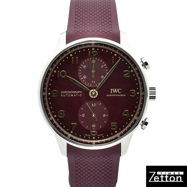 IWC　ポルトギーゼ クロノグラフ イヤー オブ ザ ドラゴン　IW371629　世界1000本限定　ワインレッド　41mm　USED　中古
