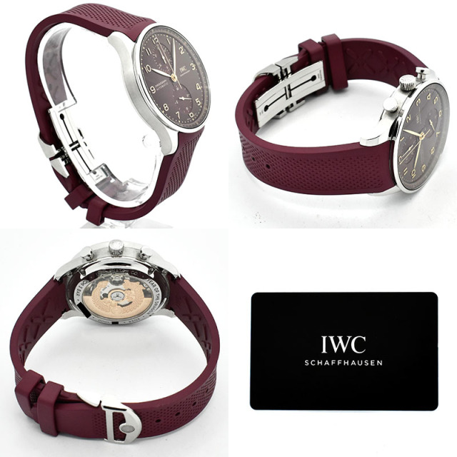IWC ポルトギーゼ クロノグラフ イヤー オブ ザ ドラゴン IW371629 世界1000本限定 ワインレッド 41mm USED 中古