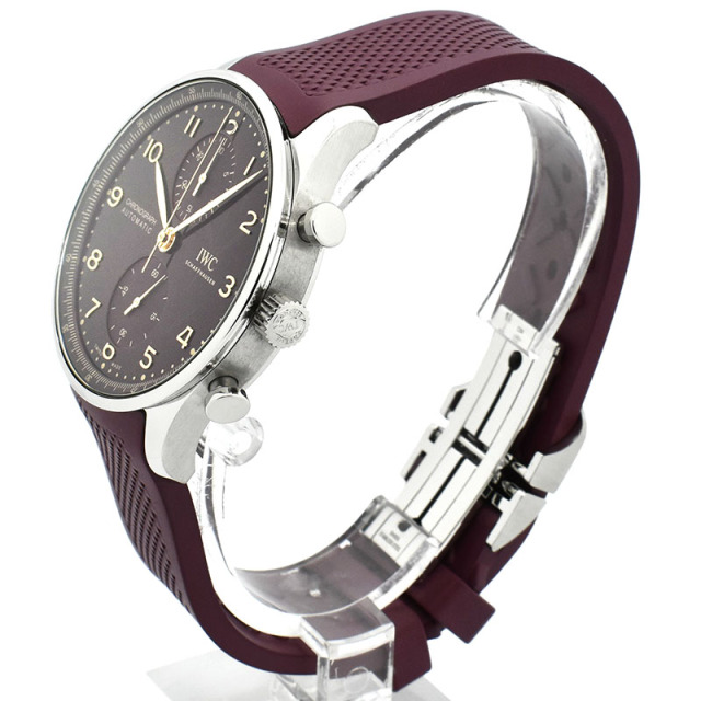 IWC ポルトギーゼ クロノグラフ イヤー オブ ザ ドラゴン IW371629 世界1000本限定 ワインレッド 41mm USED 中古