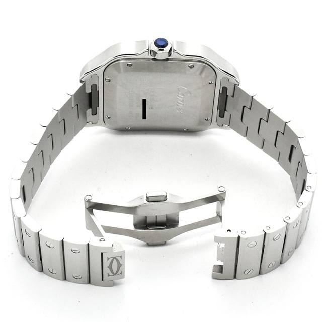 カルティエ CARTIER サントス ドゥ カルティエ ウォッチ LM WSSA0062 グリーン 39.8mm 未使用品