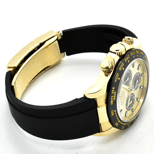 ロレックス ROLEX デイトナ Ref.116518LN シャンパン/ブラック オイスターフレックス 18KYG USED 中古