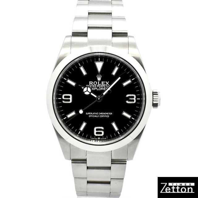 ロレックス　ROLEX　エクスプローラー40　Ref.224270　40mm　ブラック　USED　中古