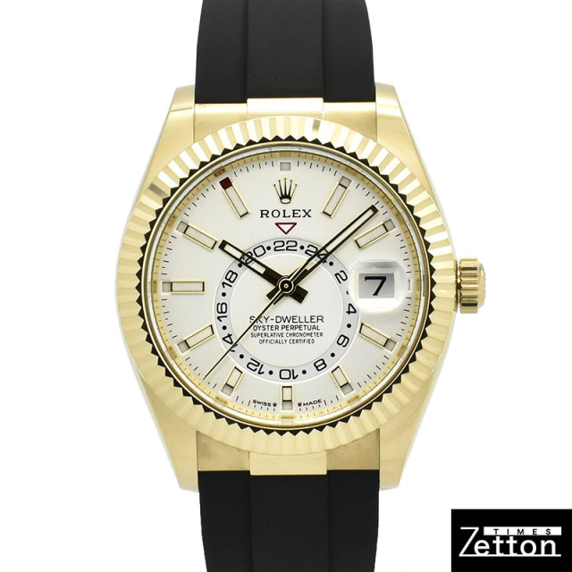 ロレックス　ROLEX　スカイドゥエラー　Ref.336238　18KYG　ホワイト　42mm　USED　中古