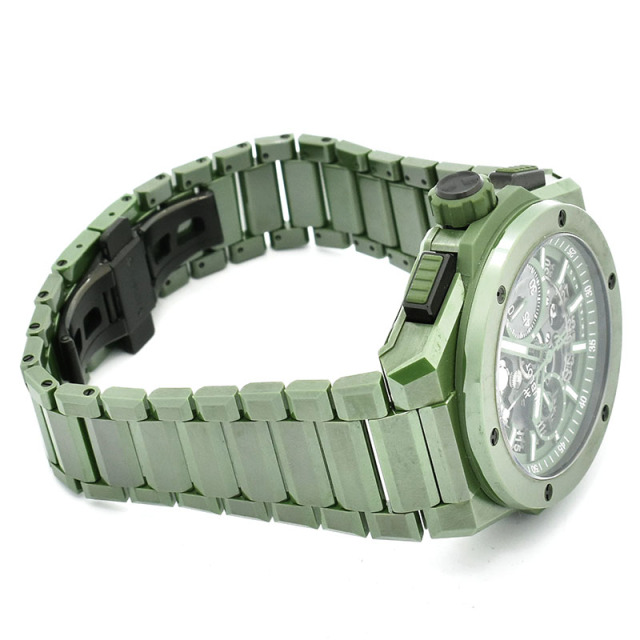 ウブロ HUBLOT ビッグバン インテグレーテッド グリーンセラミック 451.GX.5220.GX 世界250本限定 42mm USED 中古