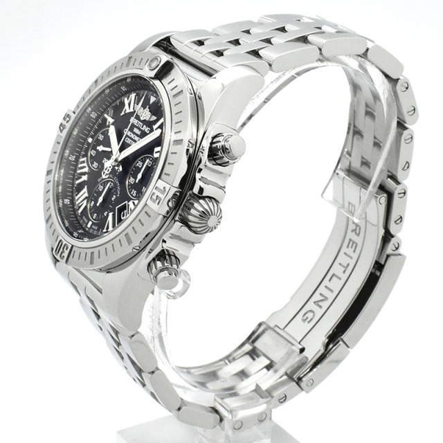 ブライトリング BREITLING クロノマット44 JSP ブラックローマンインデックス AB0115111B2A1 44mm USED 中古