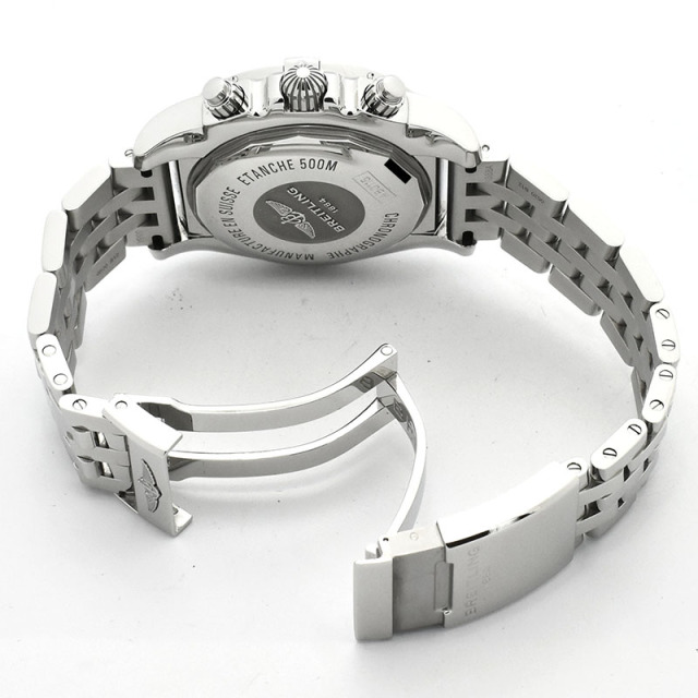ブライトリング BREITLING クロノマット44 JSP ブラックローマンインデックス AB0115111B2A1 44mm USED 中古