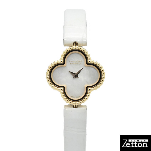 ヴァンクリーフ&アーペル　Van Cleef & Arpels　スウィート アルハンブラ　VCAR08SF00　22.7mm　18KPG　クォーツ　USED　中古