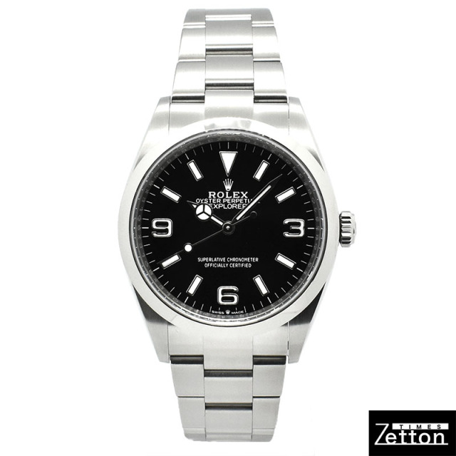 ロレックス　ROLEX　エクスプローラー 36　Ref.124270　36mm　ブラック　USED　中古