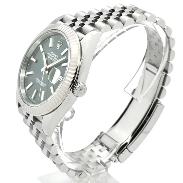 ロレックス ROLEX デイトジャスト41 Ref.126334 ミントグリーン 41mm USED 中古