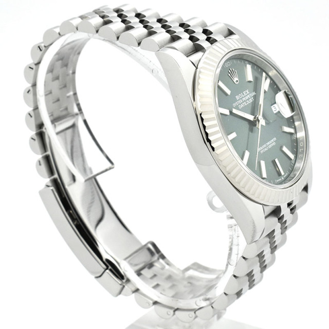 ロレックス ROLEX デイトジャスト41 Ref.126334 ミントグリーン 41mm USED 中古