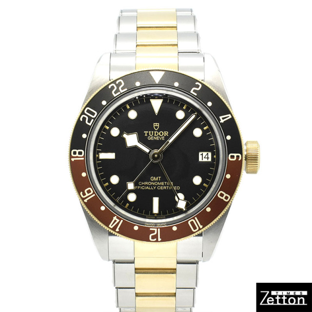 チューダー(チュードル)　TUDOR　ヘリテージ ブラックベイ GMT S&G　Ref.79833MN　41mm　ブラック　USED　中古