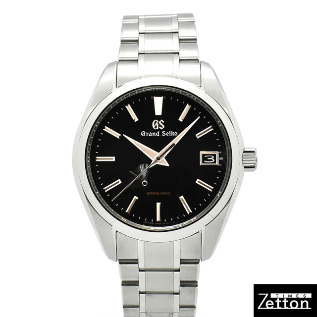 グランドセイコー　GRAND SEIKO　ヘリテージコレクション スプリングドライブ　SBGA401　ブラック　41mm　USED　中古