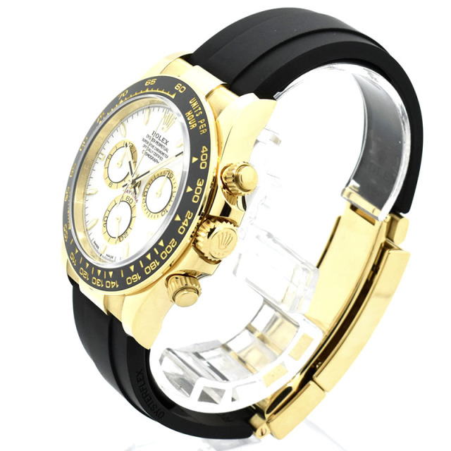 ロレックス ROLEX デイトナ Ref.126518LN 18KYG ホワイト オイスターフレックス 未使用品
