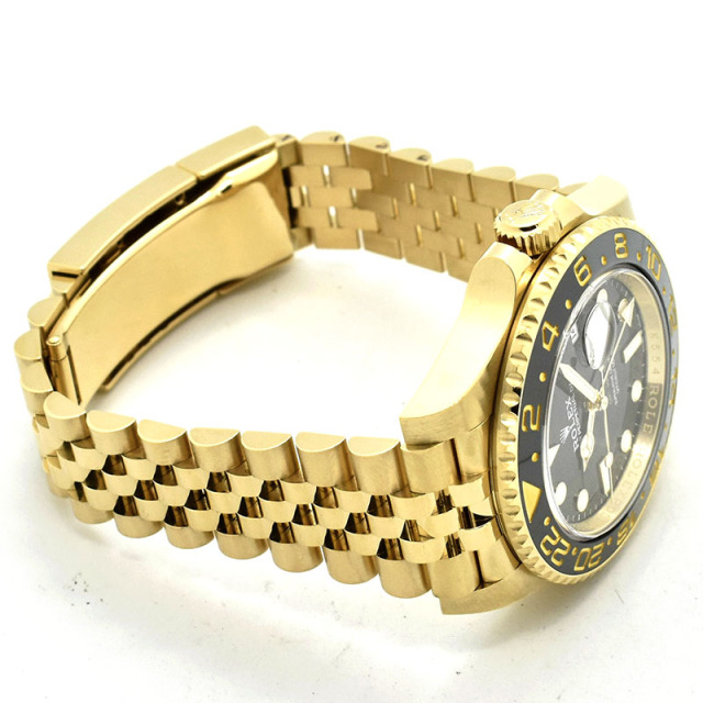ロレックス ROLEX GMTマスター2 Ref.126718GRNR ブラック/グレーベゼル 18KYG 40mm USED 中古