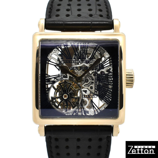 ロジェ・デュブイ　ROGER DUBUIS　ゴールデンスクエア トゥールビヨン　G40　世界28本限定　18KRG　40mm　手巻き　USED　中古
