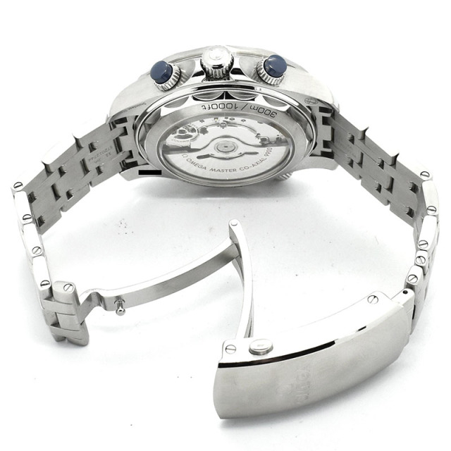 オメガ OMEGA シーマスター300 コーアクシャル マスタークロノメーター クロノグラフ 210.30.44.51.03.001 44mm ブルー USED 中古
