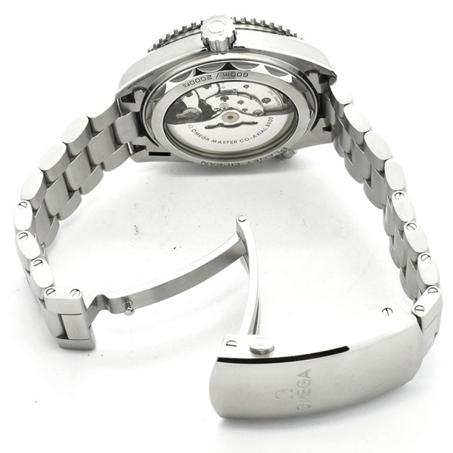 オメガ OMEGA シーマスター プラネットオーシャン マスタークロノメーター 215.30.44.21.01.001 ブラック 43.5mm USED 中古