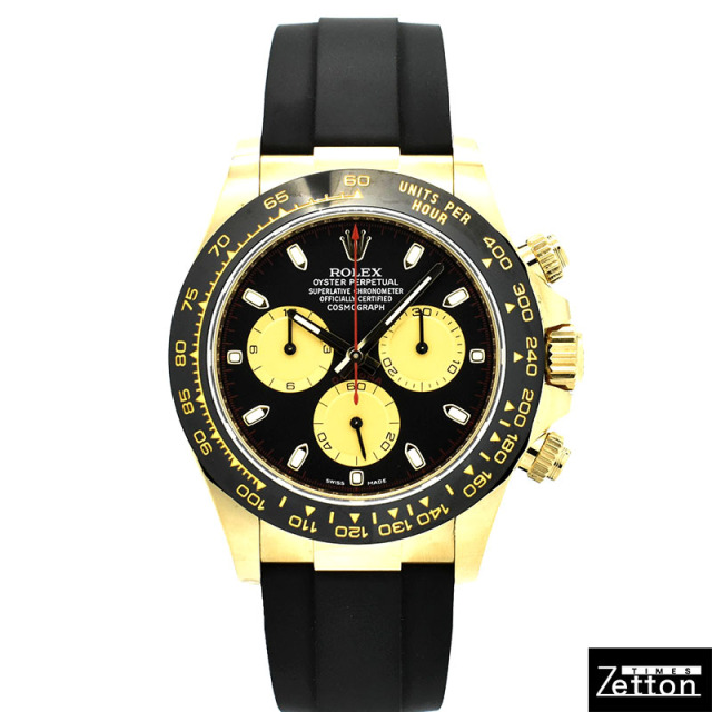 ロレックス　ROLEX　デイトナ　Ref.116518LN　ブラック/シャンパン　オイスターフレックス　18KYG　USED　中古