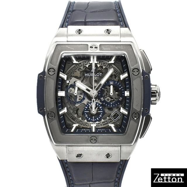 ウブロ　HUBLOT　スピリット オブ ビッグバン チタニウム ブルー  641.NX.7170.LR　42mm　USED　中古