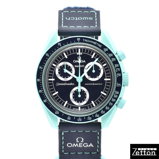 オメガ×スウォッチ　OMEGA×Swatch　ミッション オン アース ポーラライツ　SO33L103　バイオセラミック　42mm　未使用品