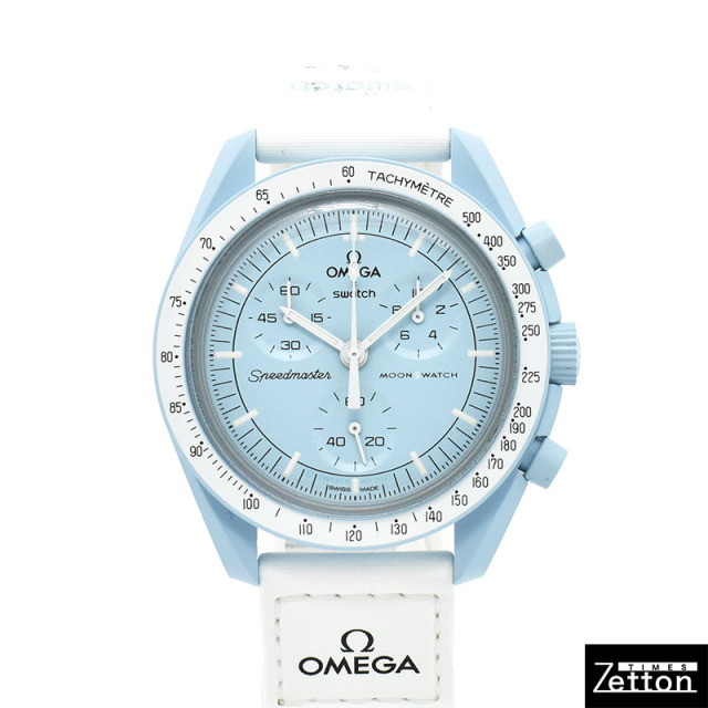 オメガ×スウォッチ　OMEGA×Swatch　ミッション トゥ ウラヌス　SO33L100　バイオセラミック　42mm　USED　中古