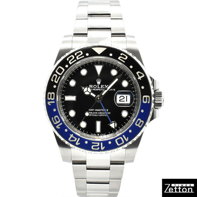 ロレックス ROLEX GMTマスター2 Ref.126710BLNR ブルー/ブラックベゼル 40mm USED 中古
