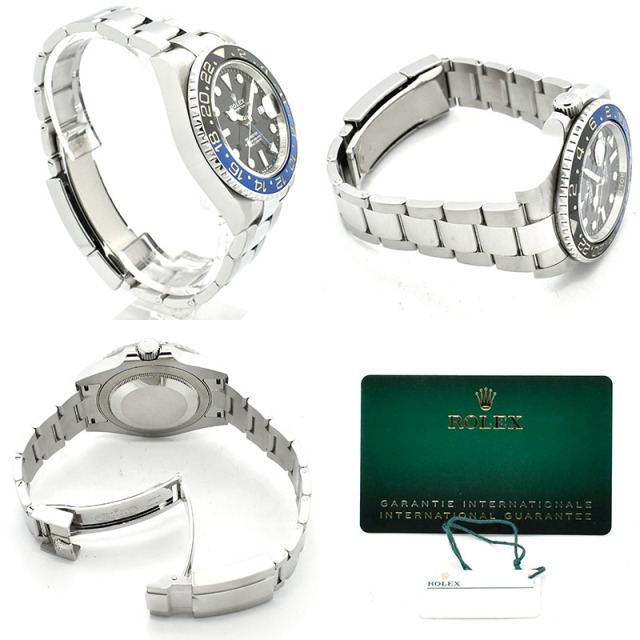 ロレックス ROLEX GMTマスター2 Ref.126710BLNR ブルー/ブラックベゼル 40mm USED 中古