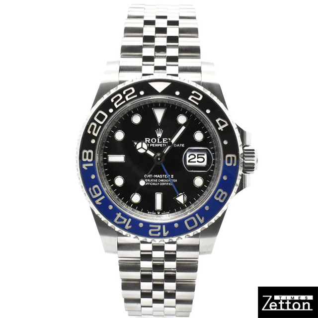 ロレックス　ROLEX　GMTマスター2　Ref.126710BLNR　ブルー/ブラックベゼル　ジュビリーブレス　40mm　USED　中古