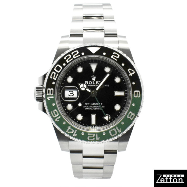ロレックス　ROLEX　GMTマスター2　Ref.126720VTNR　グリーン/ブラックベゼル　40mm　未使用品
