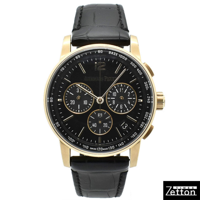オーデマ・ピゲ AUDEMARS PIGUET CODE 11.59 バイ オーデマ ピゲ クロノグラフ 26393OR.OO.A002CR.01 41mm 18KPG ブラック USED 中古 Zetton