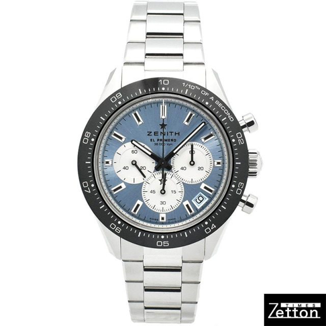 ゼニス　ZENITH　クロノマスタースポーツ ヨシダ スペシャル エディション　03.3106.3600/55.M3100　300本限定　アイスブルー/シルバー　41mm　未使用品
