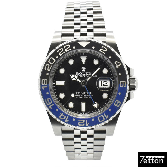 ロレックス　ROLEX　GMTマスター2　Ref.126710BLNR　ブルー/ブラックベゼル　ジュビリーブレス　40mm　USED　中古