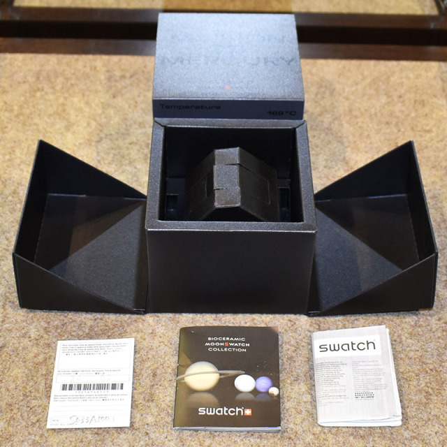 オメガ×スウォッチ OMEGA×Swatch ミッション トゥ マーキュリー SO33A100 バイオセラミック 42mm 未使用品