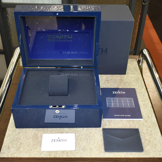 ゼニス ZENITH クロノマスタースポーツ ヨシダ スペシャル エディション 30.3100.3600-1/21.M3100 18KYG ブラック 41mm USED 中古