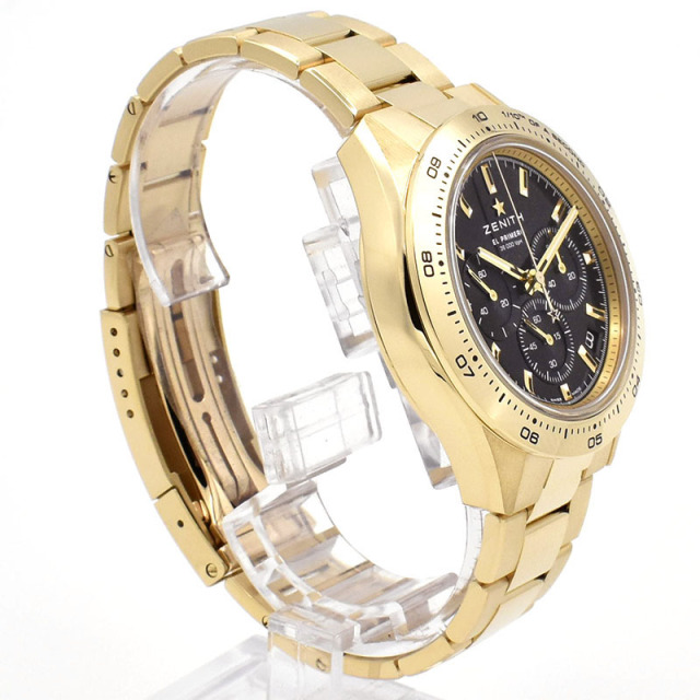 ゼニス ZENITH クロノマスタースポーツ ヨシダ スペシャル エディション 30.3100.3600-1/21.M3100 18KYG ブラック 41mm USED 中古