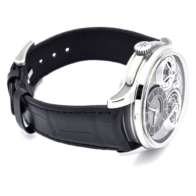 チャペック CZAPEK プラス・ヴァンドーム オンブル 25本限定 手巻き チタン 43.5mm USED 中古