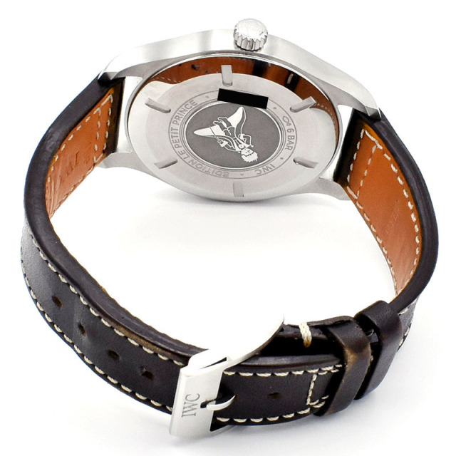 IWC パイロットウォッチ マーク18 プティ・プランス IW327004 ブルー 革ベルト 40mm USED 中古
