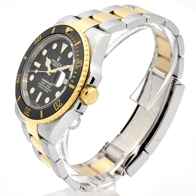 ロレックス ROLEX サブマリーナデイト Ref.126613LN 18KYG/SS 41mm ブラック USED 中古