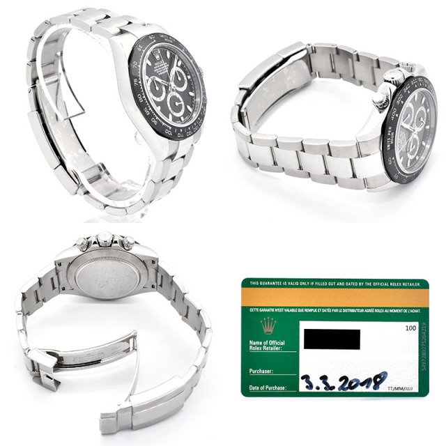 ロレックス ROLEX コスモグラフ デイトナ Ref.116500LN ブラック セラミックベゼル USED 中古