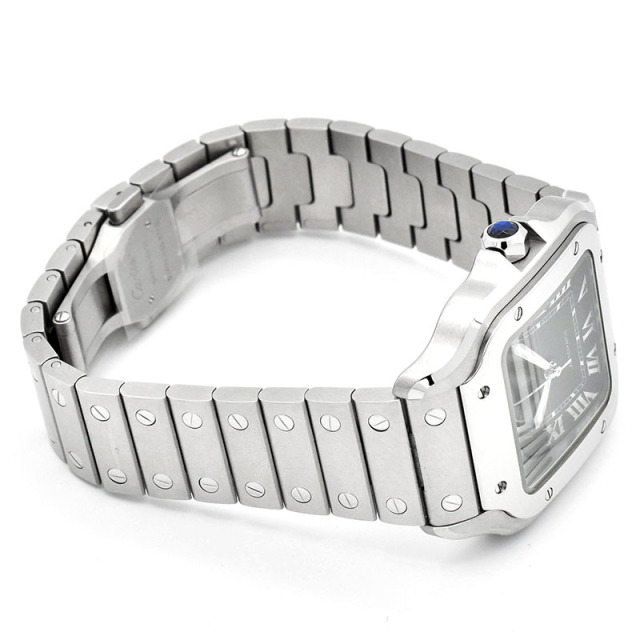 カルティエ CARTIER サントス ドゥ カルティエ ウォッチ MM WSSA0061 グリーン 35.1mm 未使用品