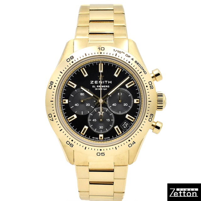 ゼニス　ZENITH　クロノマスタースポーツ ヨシダ スペシャル エディション　30.3100.3600-1/21.M3100　18KYG　ブラック　41mm　未使用品