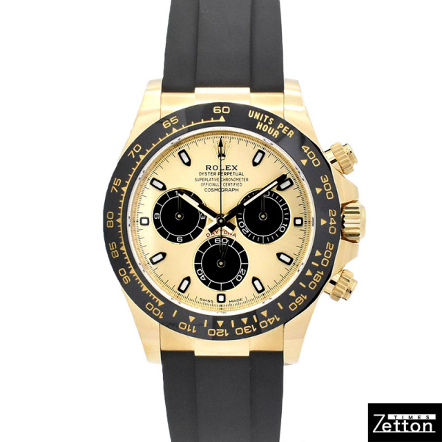 ロレックス ROLEX デイトナ Ref.116518LN シャンパン/ブラック オイスターフレックス 18KYG USED 中古 Zetton