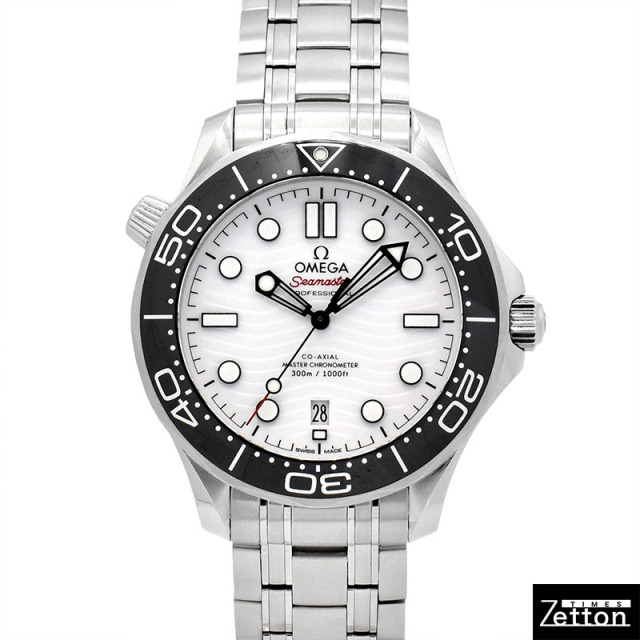 オメガ　OMEGA　シーマスター300 コーアクシャル マスタークロノメーター　210.30.42.20.04.001　ホワイト　42mm　USED　中古