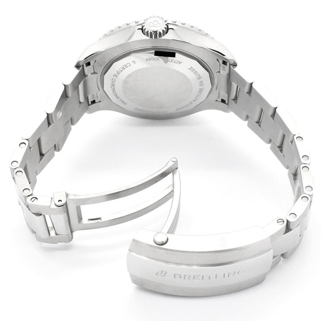 ブライトリング BREITLING スーパーオーシャン オートマチック 44 A17376211L2A1 ターコイズブルー 44mm USED 中古