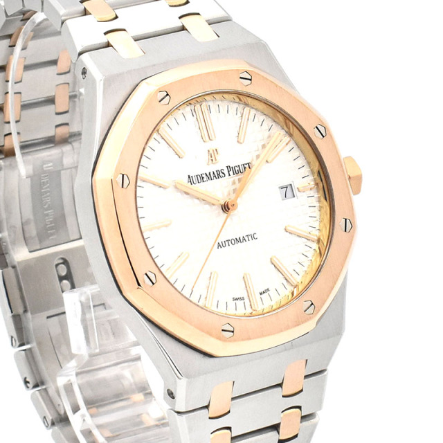 オーデマ・ピゲ AUDEMARS PIGUET ロイヤルオーク 15400SR.OO.1220SR.01 18KPG/SS 41mm シルバー USED 中古