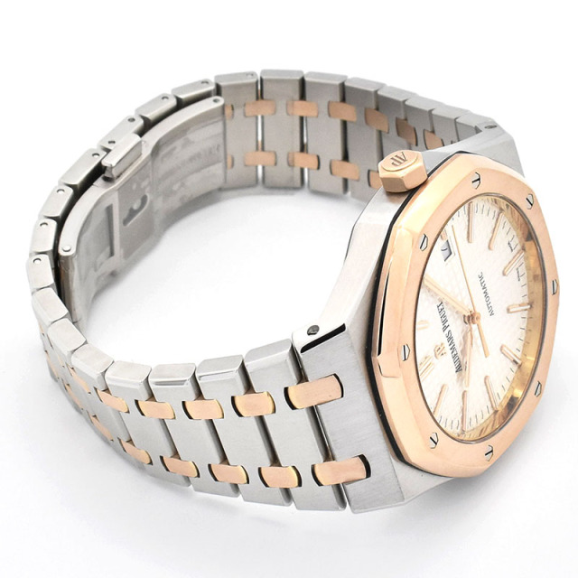 オーデマ・ピゲ AUDEMARS PIGUET ロイヤルオーク 15400SR.OO.1220SR.01 18KPG/SS 41mm シルバー USED 中古