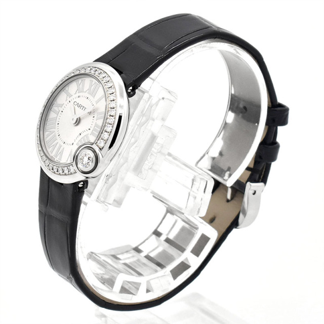 カルティエ CARTIER バロン ブラン ドゥ カルティエ ベゼルダイヤ W4BL0002 26mm USED 中古