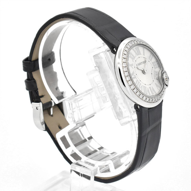 カルティエ CARTIER バロン ブラン ドゥ カルティエ ベゼルダイヤ W4BL0002 26mm USED 中古