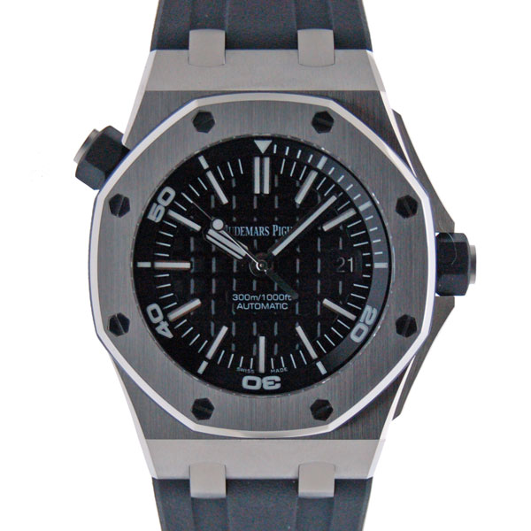 オーデマ・ピゲ　AUDEMARS PIGUET　ロイヤルオーク　オフショアダイバー　15703ST.OO.A002CA.01　ブラック　SS　42mm　USED　中古