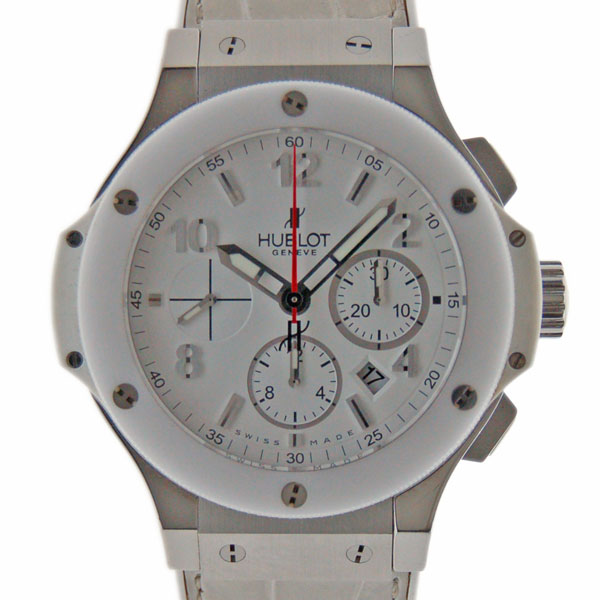 ウブロ　HUBLOT　ビッグバン　サンモリッツ　301.SE.230.RW　自動巻　ホワイトセラミック　44mm　USED　中古
